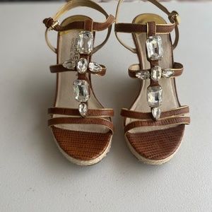Michael Kors platform crystal sandals